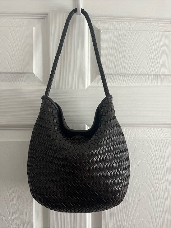 Handbags - Madewell Signature Woven Leather Shoulder Bag Coffee Bean